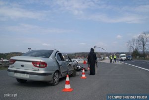 inscenizacja wypadki drogowego