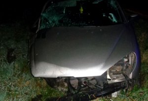 rozbity samochód sprawcy wypadku
