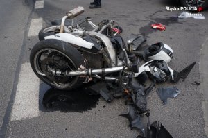 Wypadek motocykla